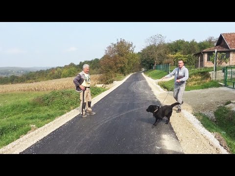 Novi asfalt u Zubićima zaseoku Kometnika