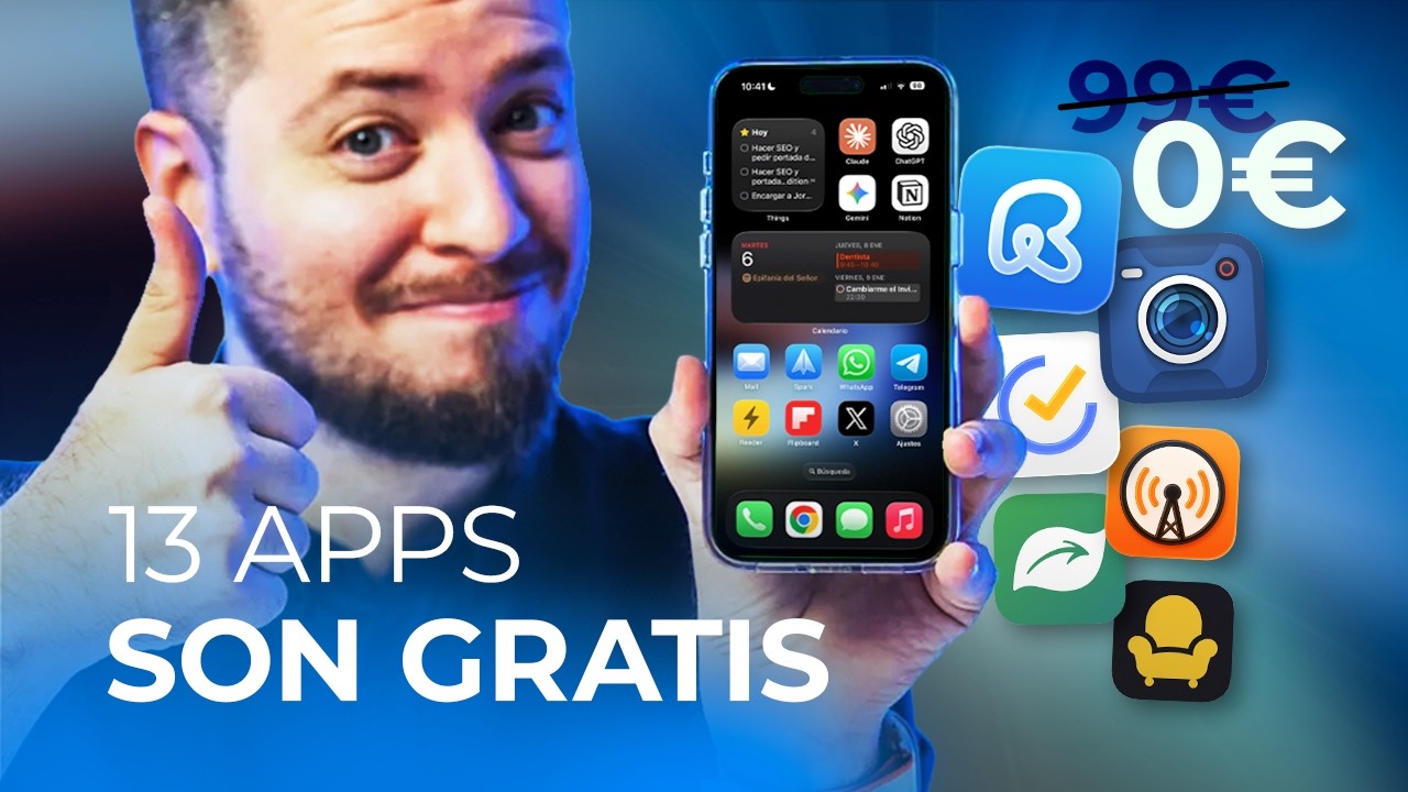 13 APPS GRATIS para iPhone que PARECEN de PAGO (¡Te SORPRENDERÁN!)