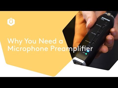 Why You Need a Microphone Preamplifier