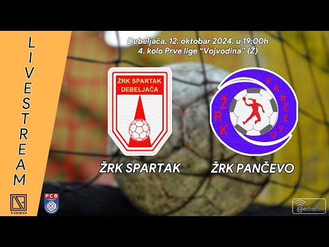 ŽRK SPARTAK Debeljača - ŽRK PANČEVO Pančevo (Full match Livestream) [12.10.2024.]