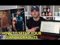 HOW to setup your Workout Routine (Muscle Building)