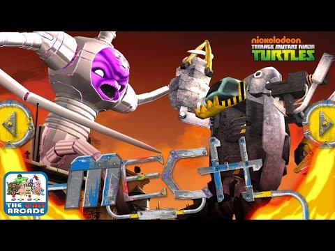 Teenage Mutant Ninja Turtles: Mech - Kraang Prime VS Turtle Mech (Gameplay, Playthrough) Video