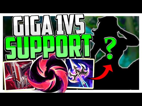 This ADC is ACTUALLY A 1v5 GIGA SUPPORT CARRY! (GUESS WHO?) - League of Legends