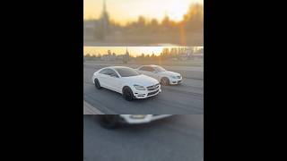 CLS550 VS C63 (Mercedes-Benz)                    #cls #cls550 #cls63 #amg #c63 #racing