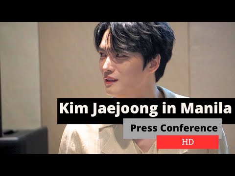 Kim Jaejoong talks about iNKODE, looking for Filipino trainees, etc. at Manila Press Conference