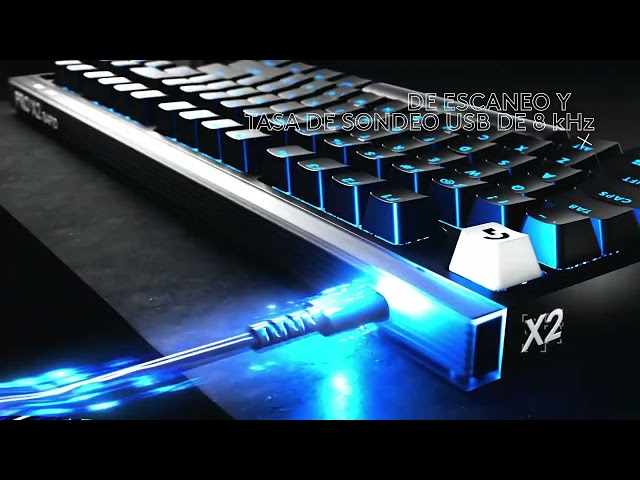 Teclado Logitech G PRO X2 RAPID magnético analógico com ecrã OLED e RGB video