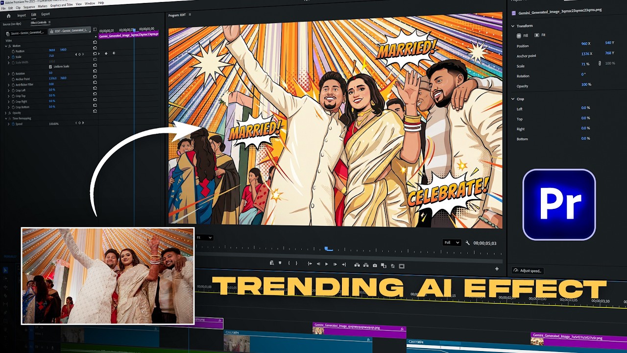 I Tried Trending AI Effects on a Wedding Teaser (Results 🤯)