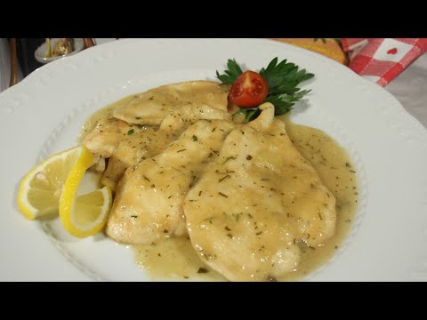 SCALOPPINE AL LIMONE RICETTA || SCALOPPINE DI POLLO AL LIMONE