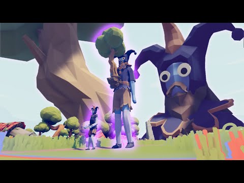 Tree Giant Jester vs Every Faction + Inferno Void Bobnus - TABS MODS Wild West Faction Update