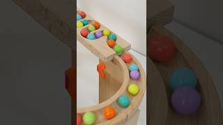 Marble Run ASMR☆HABAスロープ&スケルトンカー&階段のコース♪ #asmr #マーブルラン #ビー玉転がし