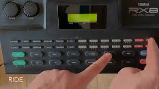 Video thumbnail for YAMAHA RX8 Drum Machine (1989) Sounds + Pattern Programming by Synth Mike