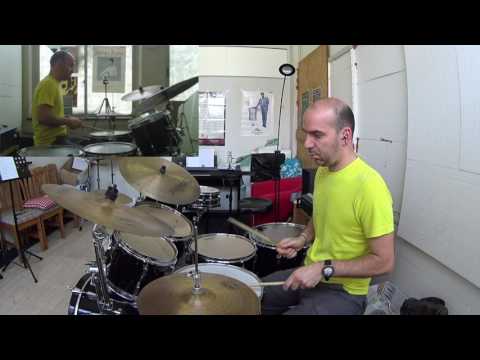 Dimitrios Kosmidis -- Ralph Peterson drum solo trascription
