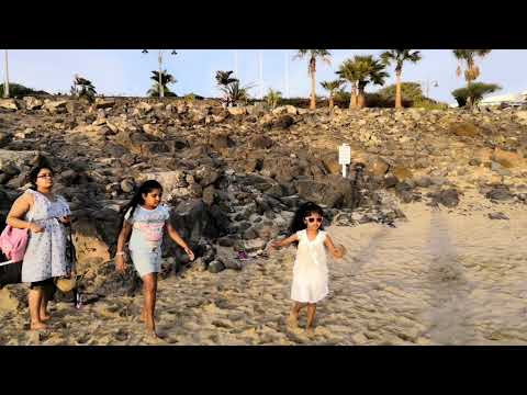 Sunset at playa blanca Lanzarote