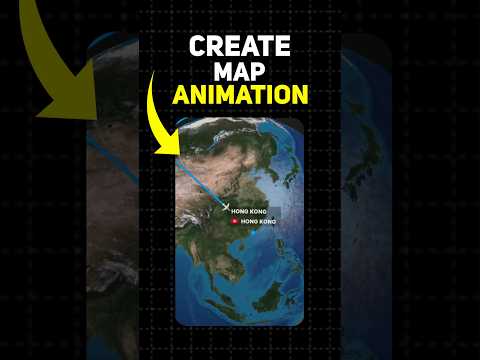 Create This Animated Travel Map Animation For Completely Free