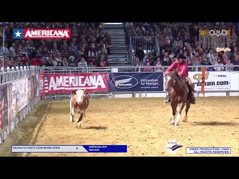 Oh Cay MC - AMERICANA 2019 NRCHA/ERCHA Futurity Open Champion - final Cow Work