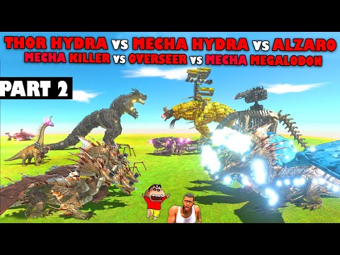 UNDEFEATED UNITS BATTLE ! THOR HYDRA vs MECHA HYDRA vs OVERSEER vs ALZARO vs MECHA KILLER (PART 2)