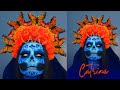 Mexican Catrina Makeup For The Day Of The Dead