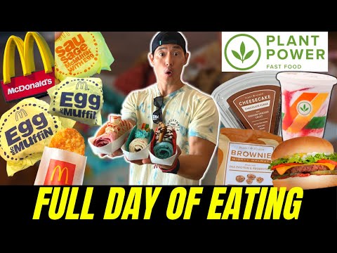 FULL DAY OF EATING IN ORANGE COUNTY l McDonald's Ice Cream Vegan Fast Food Mexican Food *CHEAT DAY*