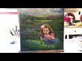 Madeline S Flower Garden Original Oil 14x18 On Canvas Artist Nancy Ziegler 2020