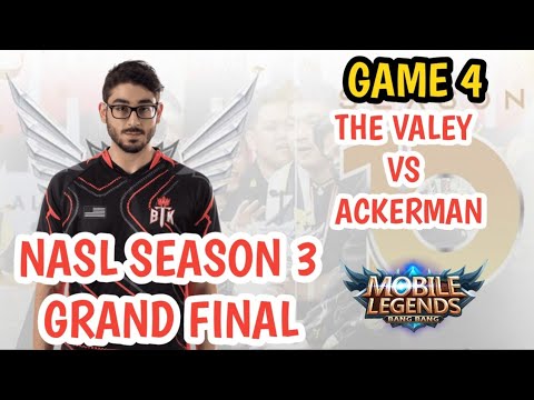 NASL SEASON 3 GAME 4 - GRAND FINAL - THE VALLEY vs ACKERMAN