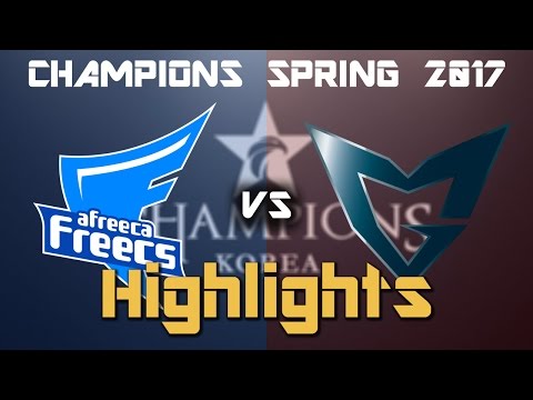 【Highlights】AFs vs SSG | Game 3 -  LCK Spring 春季聯賽 2017 W1D3 | 精華