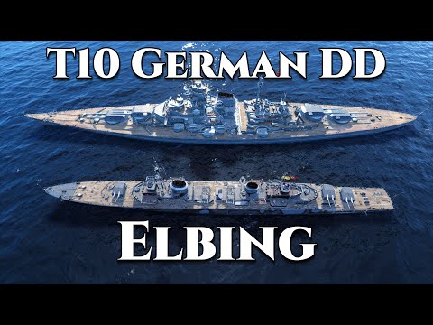 World of Warships: Elbing - New T10 German Destroyer
