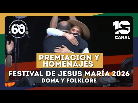 Jesús María 2026: premios y homenajes en una noche histórica