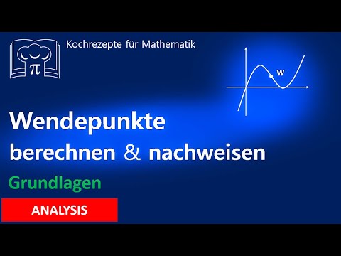 Wendepunkt berechnen / Wendestelle bestimmen