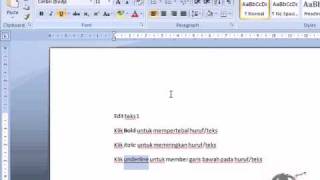 Microsoft Word: Formating (Font) Part.1