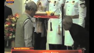 Jahnu Barua receiving Padma Bhushan...