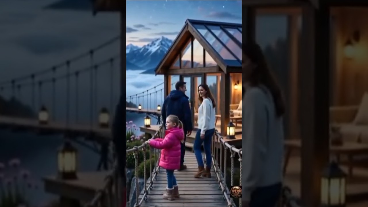 🥇 They Built a Tiny House Between Two Mountains… 😱🏔️#shorts