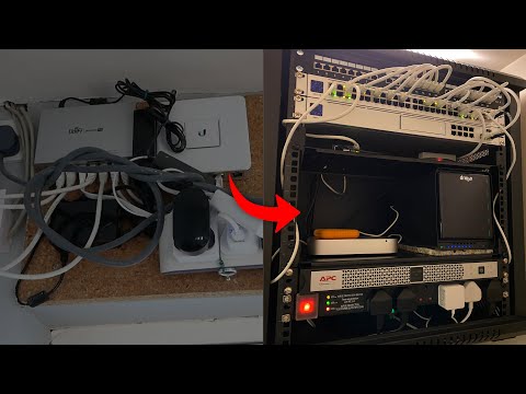 Installing a Network Rack and CAT6 Cabling in my 1950s House