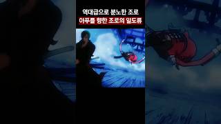역대급으로 분노한 조로의 일도류