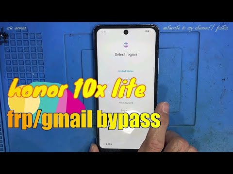 HONOR 10X LITE - DNN-LX9 - FRP/GMAIL & HUAWEI ID BYPASS 