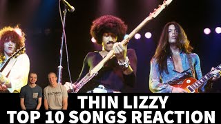 Reaction to Thin Lizzy! Top 10 Thin Lizzy Songs Reaction!