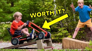Hält es meine Kinder aus? Hauck Kinder-Tret-Gokart im Langzeittest