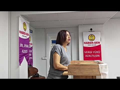 Av. Yasemin Dora Şeker, Haber-Sen 8 No'lu Şube 2. Olağan Genel Kurulunda Konuştu.