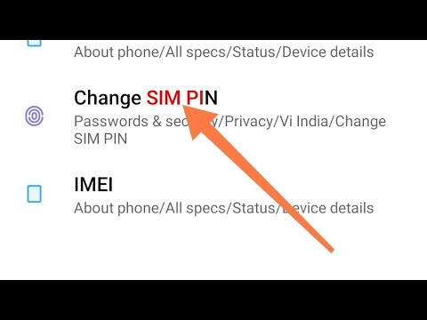 redmi note 8 me SIM pin change kaise kare, how to change SIM pin in redmi note 8