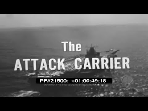 U.S. NAVY 1969 AIRCRAFT CARRIER HISTORY FILM USS LANGLEY TO USS ENTERPRISE 21500