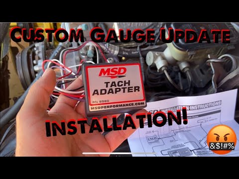 MSD Tach Adapter install