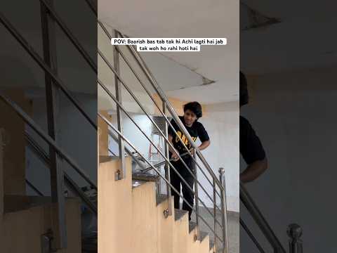 POV: Post Baarish Scenes Be Like⛈️🤧 | #krishnakakran #shorts #shortfeed