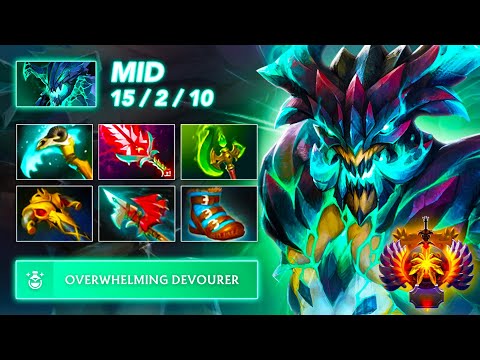[7.39d] GIGA DAMAGE! - Outworld Devourer MID | Full Gameplay Dota Class