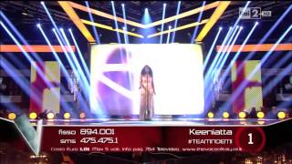 The Voice IT | Serie 3 | LiveShow 13 | Keeniatta - On my own