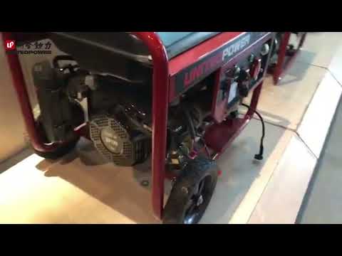 United Power Gasoline portable generator with home back up power