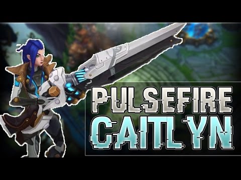 PULSEFIRE CAITLYN SKIN - ABILITIES REVEALED IN GAME - NEW LEGENDARY SKIN