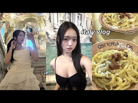 ITALY VLOG: exploring rome + amalfi coast, what i ate, vatican, boat rides, too much pasta