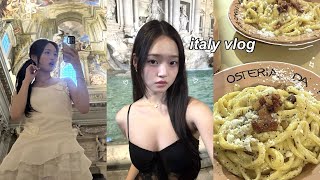 Travel vlog - ITALY VLOG: exploring rome + amalfi coast, what i ate, vatican, boat rides, too much pasta