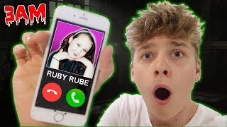 CALLING RUBY RUBE AT 3AM!! OMG SO SCARY!!