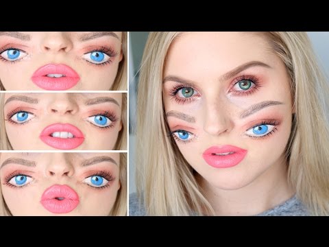 Double Eyes Tutorial for Halloween!  ♡ Trippy Four Eyes Video