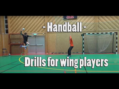 Handball drills - Wing players